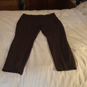 Pants, brown. Straight leg. Size XL. St John Bay. Good condition.